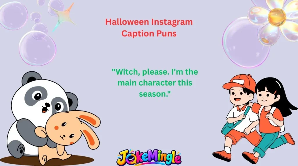 Halloween Instagram Caption Puns