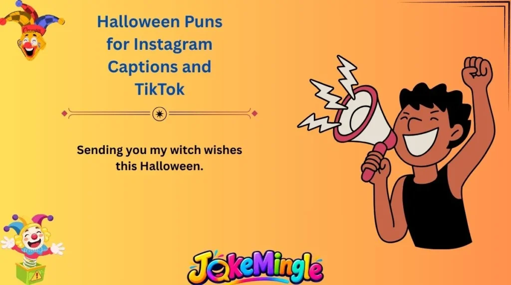 Halloween Puns for Instagram Captions and TikTok
