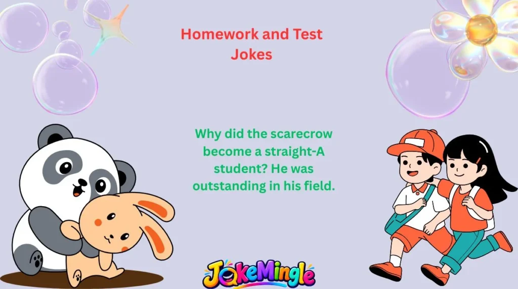 Homework and Test Jokes