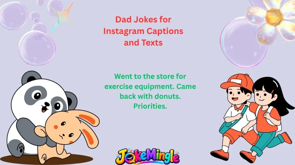 Dad Jokes for Instagram Captions and Texts
